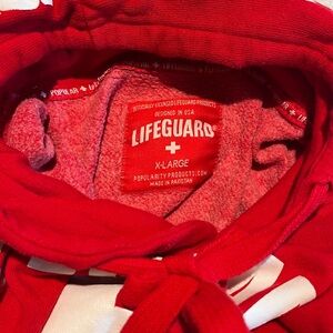 Lifeguard Red Hoodie